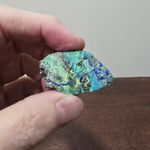 Chrysocholla, Azurite, Malachite Crystal Slab #B